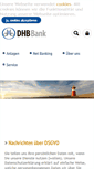 Mobile Screenshot of dhbbank.de